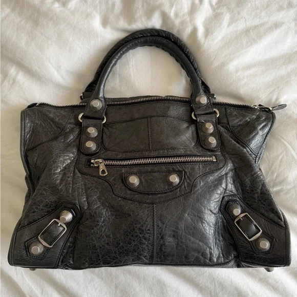 Balenciaga City Work Giant Moto Bag - Picture 1 of 10